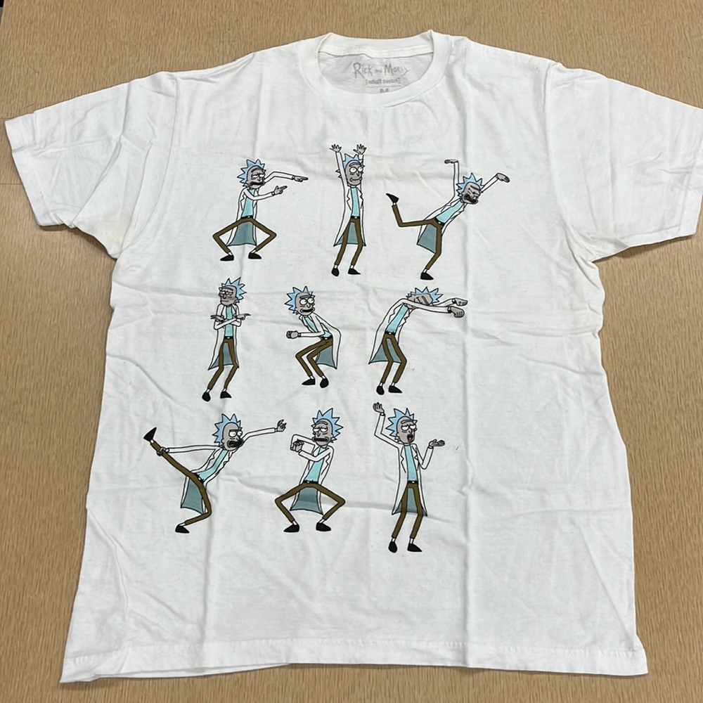 Rick and Morty dancing Rick shirt